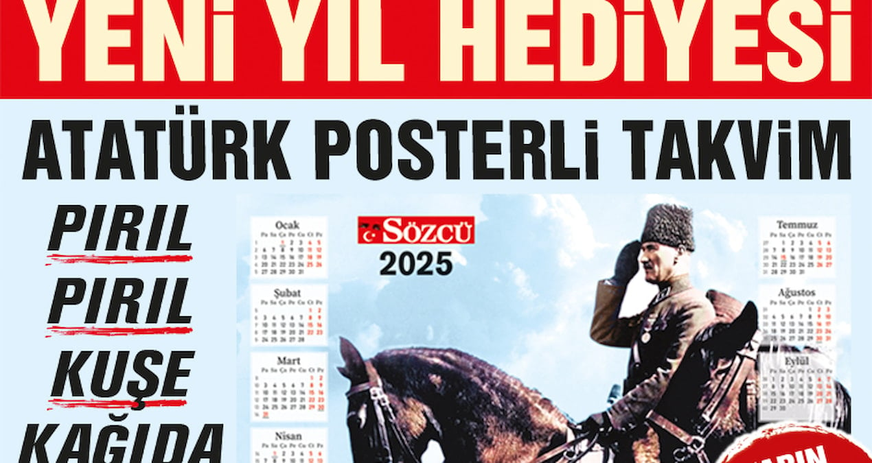 SÖZCÜ gazetesinden okurlarına muhteşem yeni yıl hediyesi